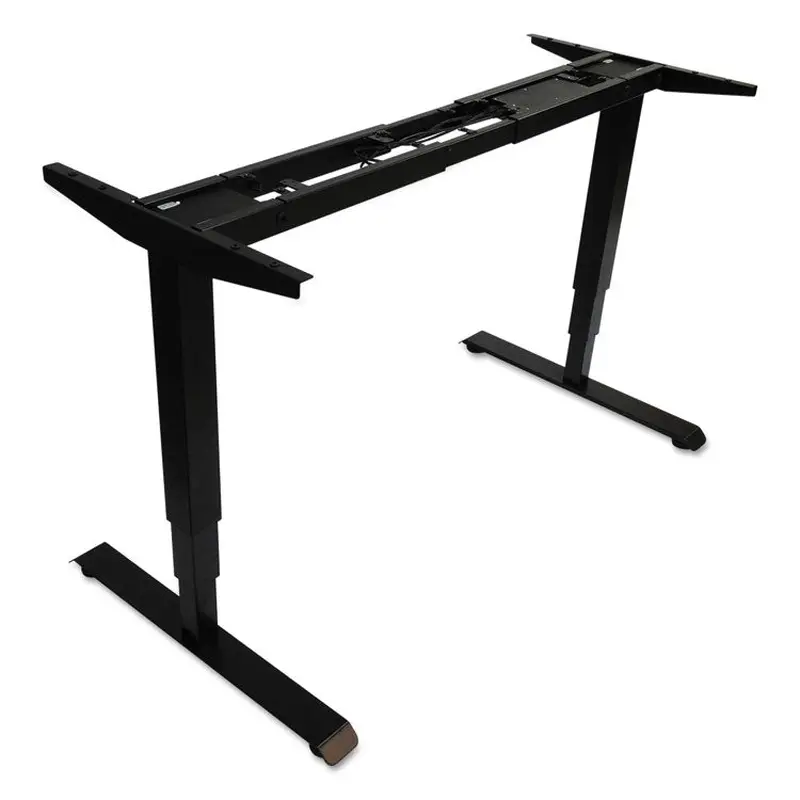 Alera AdaptivErgo Sit-Stand 3-Stage Electric Height-Adjustable Table Base with Memory Control, 48.06" x 24.35" x 25" to 50.7",Black (ALEHT3SAB) Each
