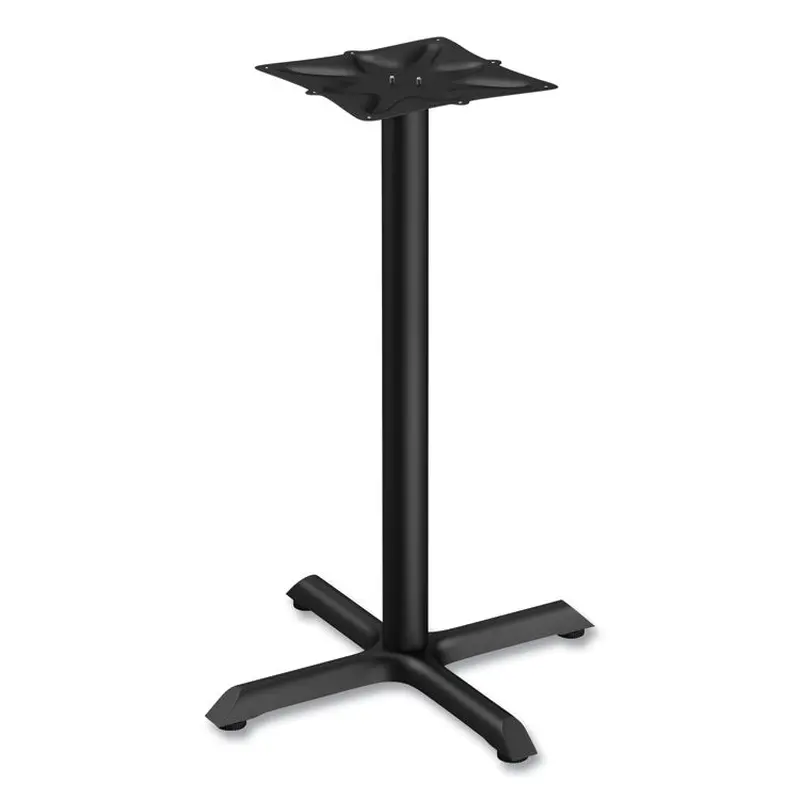 Alera Alera Hospitality Series Single-Column Bases, 27.5" Diameter x 40.38"h, 300 lb Cap, Steel, Black (ALETBH423B) Each