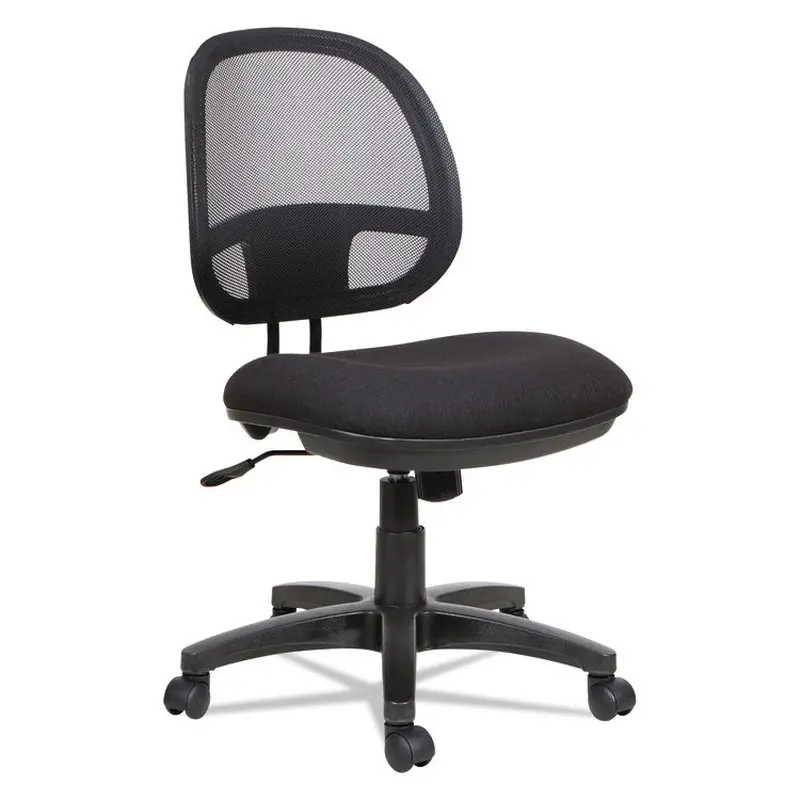 Alera Alera Interval Series Swivel/Tilt Mesh Chair, Supports Up to 275 lb, 18.3" to 23.42" Seat Height, Black (ALEIN4814) Each