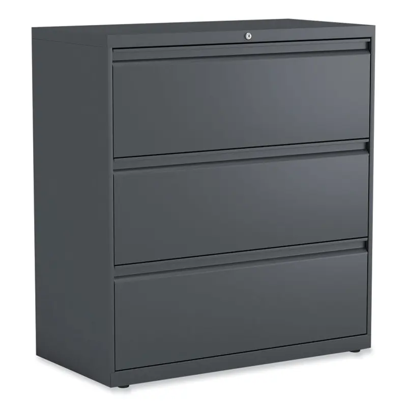 Alera Lateral File, 3 Legal/Letter/A4/A5-Size File Drawers, Charcoal, 36" x 18.63" x 40.25" (ALEHLF3641CC) Each
