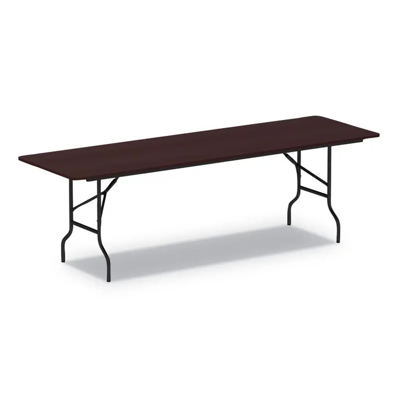Alera Wood Folding Table, Rectangular, 95.88w x 29.88d x 29.13h, Mahogany (ALEFT729630MY) Each