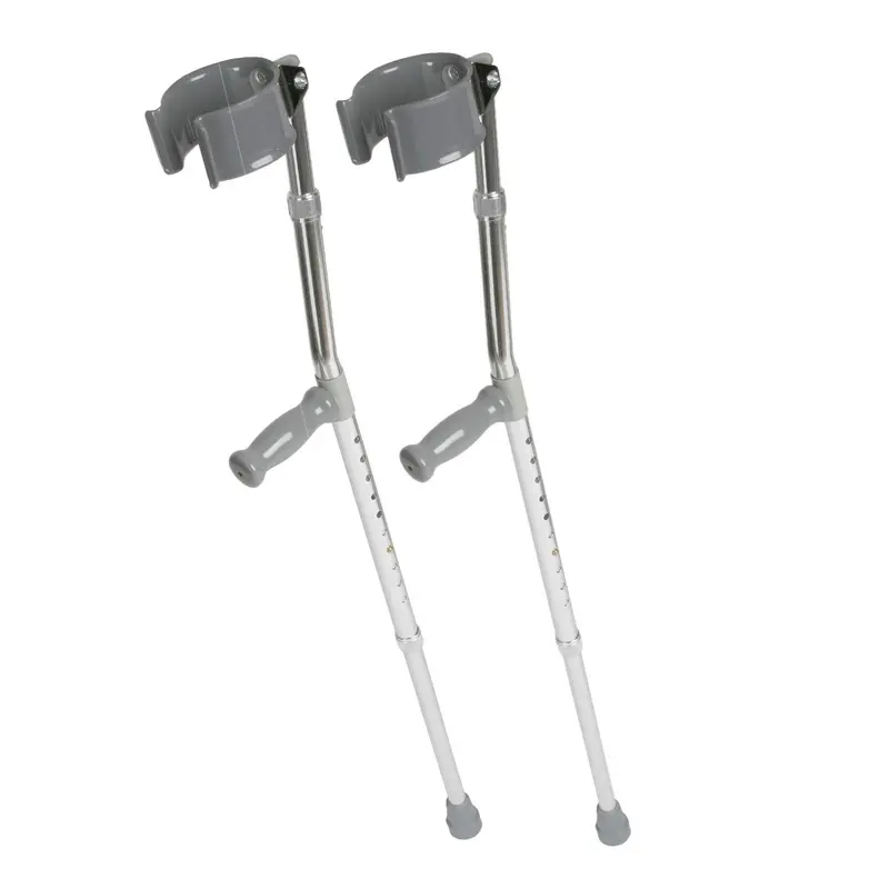 Aluminum Forearm Crutches, Tall Adult, 2/PR (MDS805160) 1 Pair