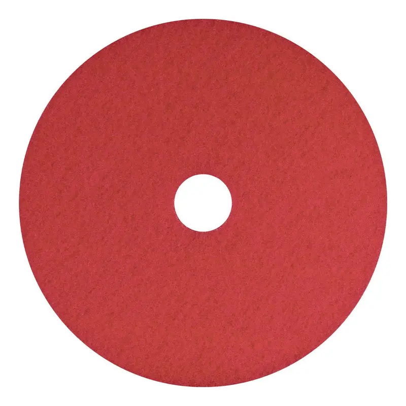 Americo Buffing Pads, 15" Diameter, Red, 5/Carton (AM7404415) Case of 5