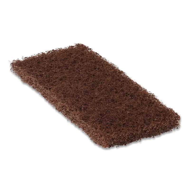 Americo Octopus Heavy Duty Cleaning Pad, 5 x 9, Brown, 20/Carton (AM7541010) Case of 20
