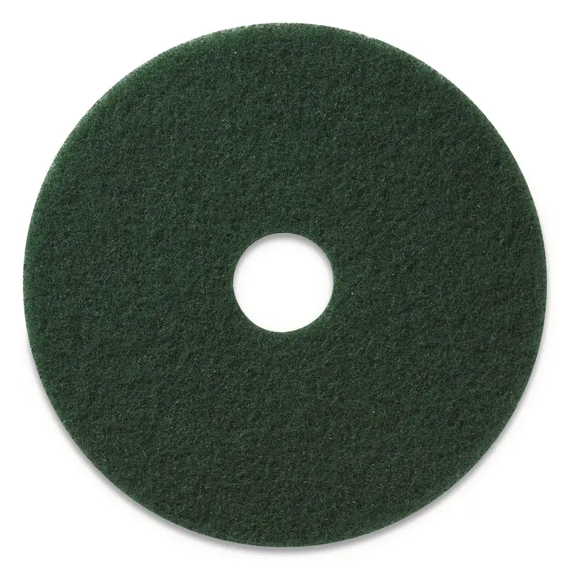 Americo Scrubbing Pads, 14" Diameter, Green, 5/Carton (AM7400314) Case of 5
