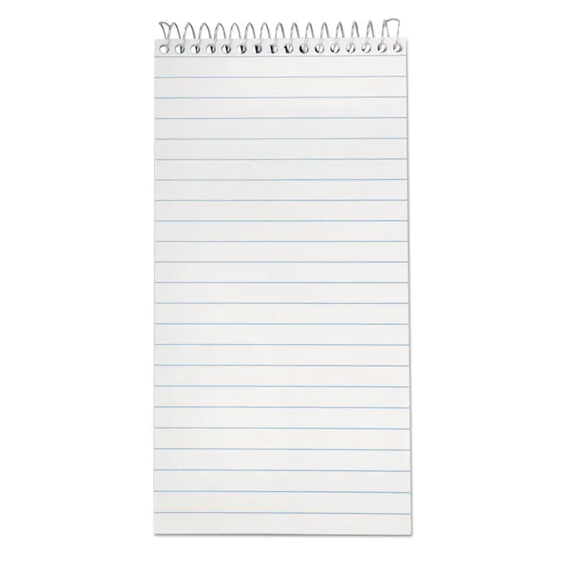 Ampad Earthwise by Ampad Recycled Reporter's Notepad, Gregg Rule, White Cover, 70 White 4 x 8 Sheets (TOP25280) Each