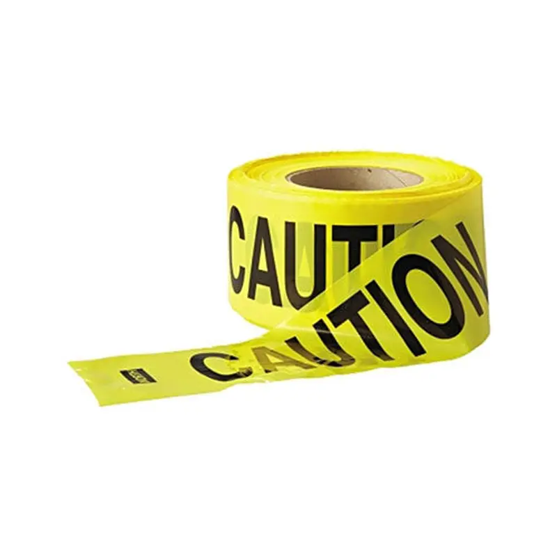 Anchor Brand Economy Barrier Tape, 3 in x 1,000 ft, Yellow, Caution (101-Y10003) Each