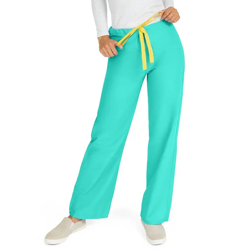 AngelStat Unisex Reversible Scrub Pants with Drawstring Waist, Jade, Size 3XL, Color Code, 1 EA (M600NTJ3XL-CM) Each