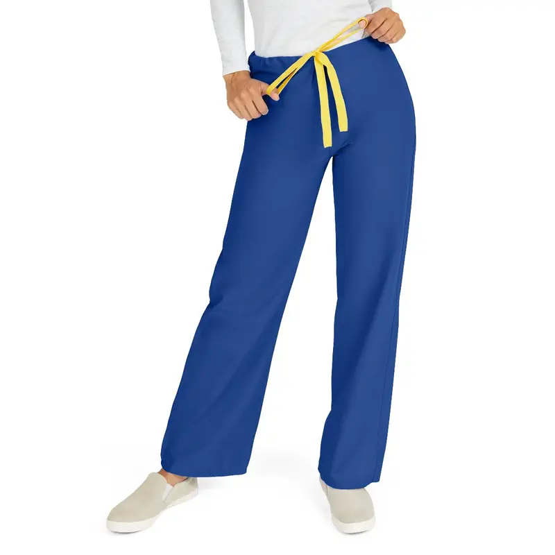 AngelStat Unisex Reversible Scrub Pants with Drawstring Waist, Sapphire, Size 4XL, Color Code, 1 EA (M600NHT4XL-CM) Each