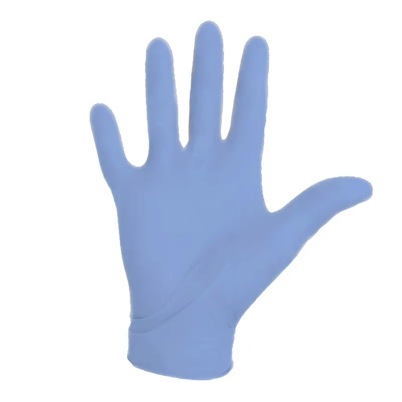 Aquasoft Exam Glove Medium NonSterile Nitrile Standard Cuff Length Textured Fingertips Blue Chemo Tested (975530_CS) 3000/CS