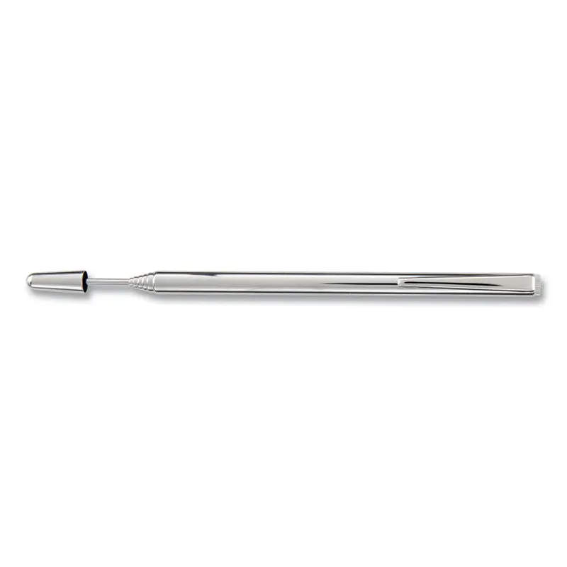Apollo Slimline Pen-Size Pocket Pointer with Clip, Extends to 24.5", Silver (APO18001) Each