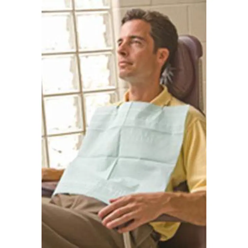 Aqua-Guard Dental Bib 16-1/2 W X 19 L Inch Blue NonSterile (451495_CS) 500/CS