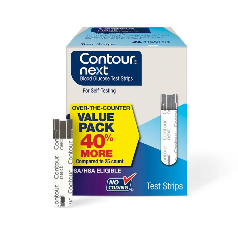 Ascensia Contour Blood Glucose Test Strips 50 Strips per Pack (822917_CS) 1200/CS