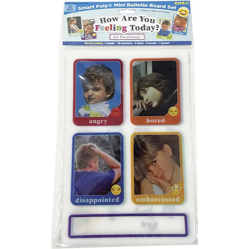 Ashley Smart Poly Picture Emotions Mini Set - Skill Learning: Interactive Learning, Emotion, Educational - 100 / Carton (ASH96007) Each