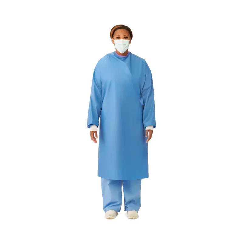 Aurora Nonreinforced Gown with Raglan Sleeves, Sterile, Size L, 32/CS (DYNJP2801) Case of 32