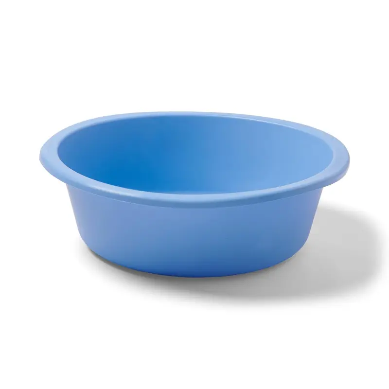 Autoclavable Round Washbasin, Blue, 4.25" x 10.75", 5 qt., 12/CS (DYND88310) Case of 12