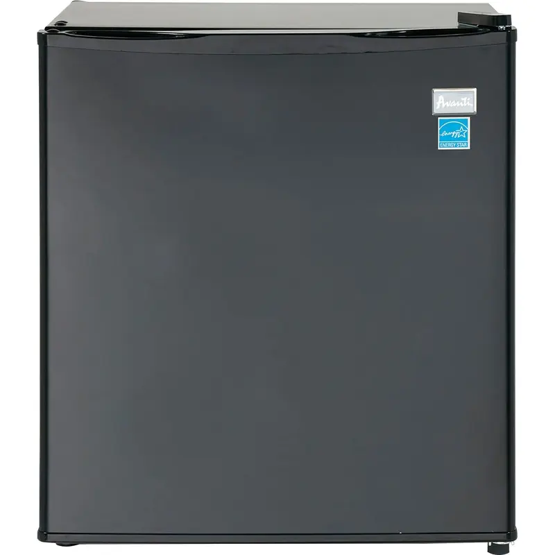 Avanti Refrigerator, 1.7 Cu. Ft., 18"Wx18-1/4"Lx20-1/4"H, Black (AVAAR17T1B) Each