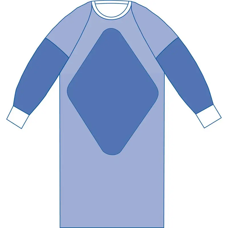 Aurora Fabric-Reinforced Gown with Raglan Sleeves, Sterile, Size 2XL, 1 EA (DYNJP2806H) Each
