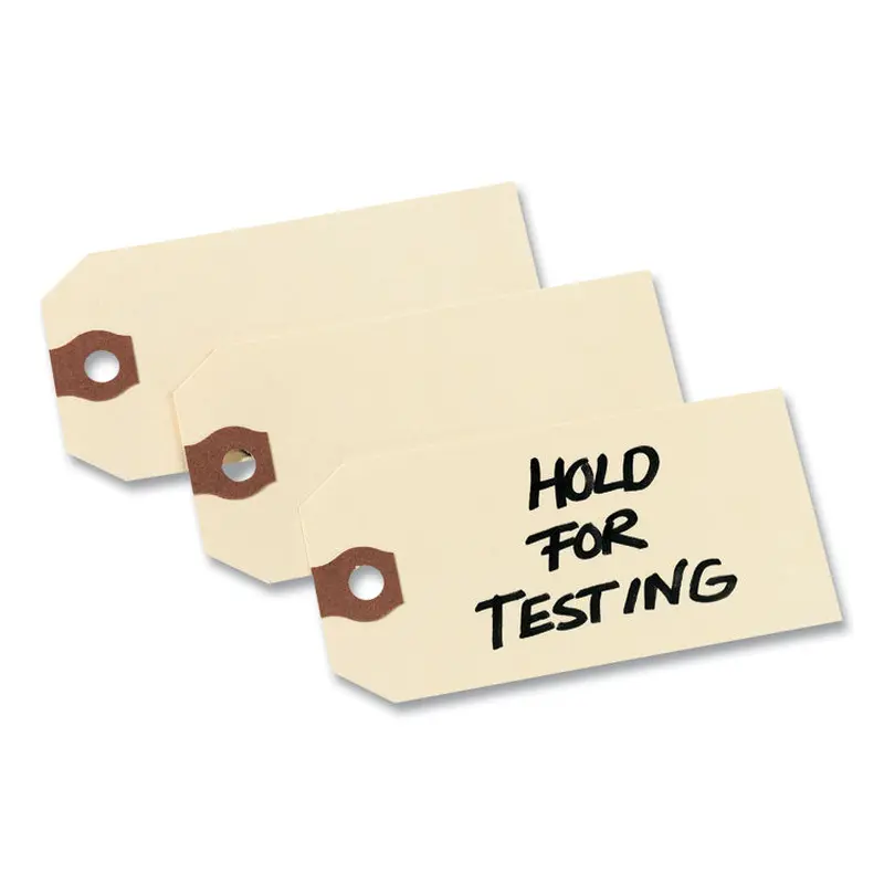Avery Unstrung Shipping Tags, 11.5 pt Stock 3.75 x 1.88, Manila, 1,000/Box (AVE12303) Box of 1000