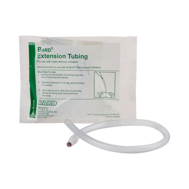 Bard Tube, Leg Bag Extension 18 Inch Tube and Adapter, Reusable, Nonsterile (166618_EA) 1/EA