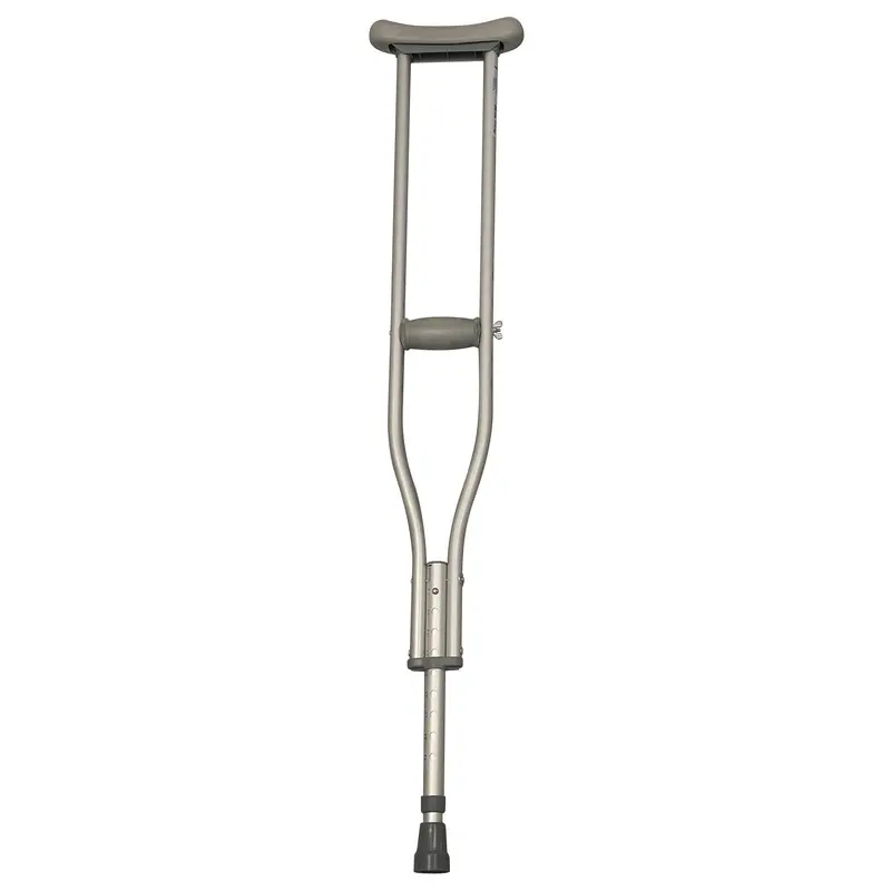 Basic Aluminum Crutches, 250 lb. Capacity, Youth, Adjust 36.5"-44.5" High, 10/CS (MDS52514-10) Case of 10