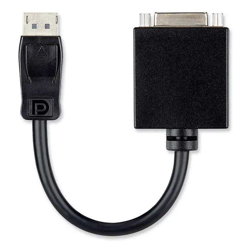 Belkin DisplayPort to DVI Adapter, 5", Black (BLKF2CD005B) Each