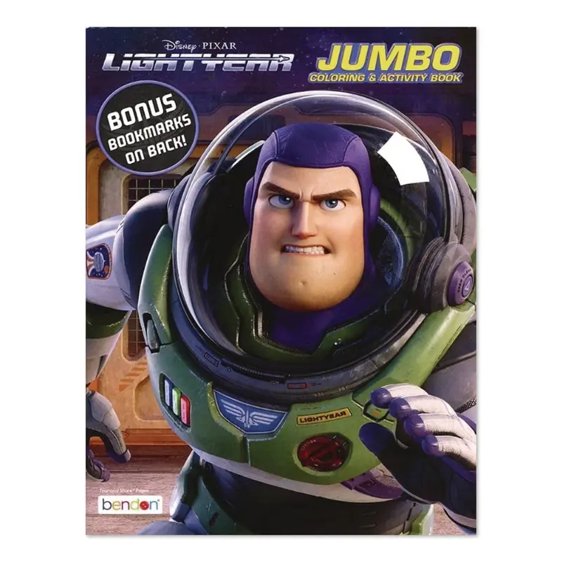 Bendon Disney Pixar Lightyear Jumbo Coloring and Activity Book, 10.75 x 7.75, 64 Pages (WLB53156) Each