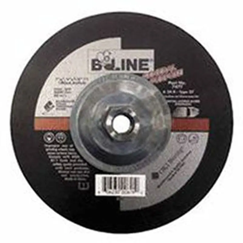 Bee Line Abrasives Depressed Center Combo Wheel, 7 in dia, 1/8 in Thick, 5/8 in-11 Arbor, 30 Grit (903-787T) Each