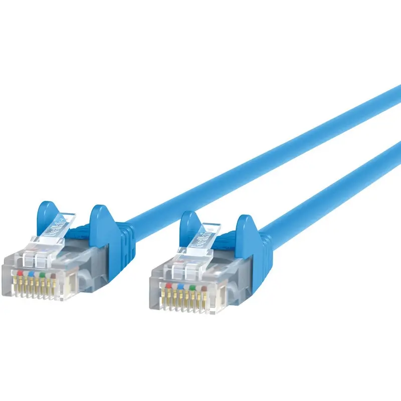Belkin RJ45 M/M CAT6 4' Ethernet Patch Cable, 4 ft Category 6 (BLKA3L9804BLUS) Each