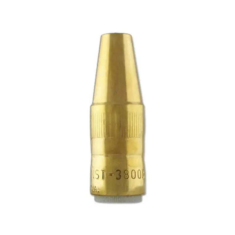 Bernard Centerfire MIG Nozzle, Flush, 3/8 in Bore, For TT Series Tip, Brass (360-NST-3800B) Each