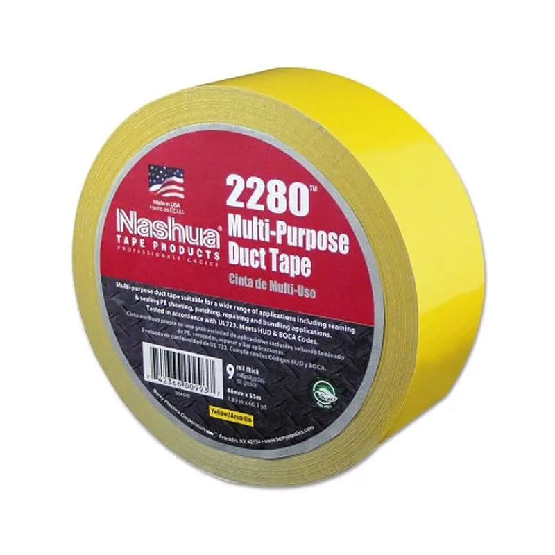 Berry 2280 General Purpose Duct Tapes, Yellow, 55m x 48mm x 9 mil (573-1087200) Each