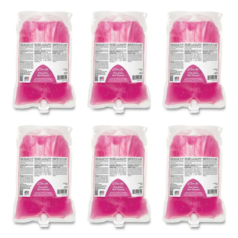 Betco Pink Lotion Skin Cleanser, Clean Bouquet, 1,000 mL Refill Bag, 6/Carton (BET1122900) Each