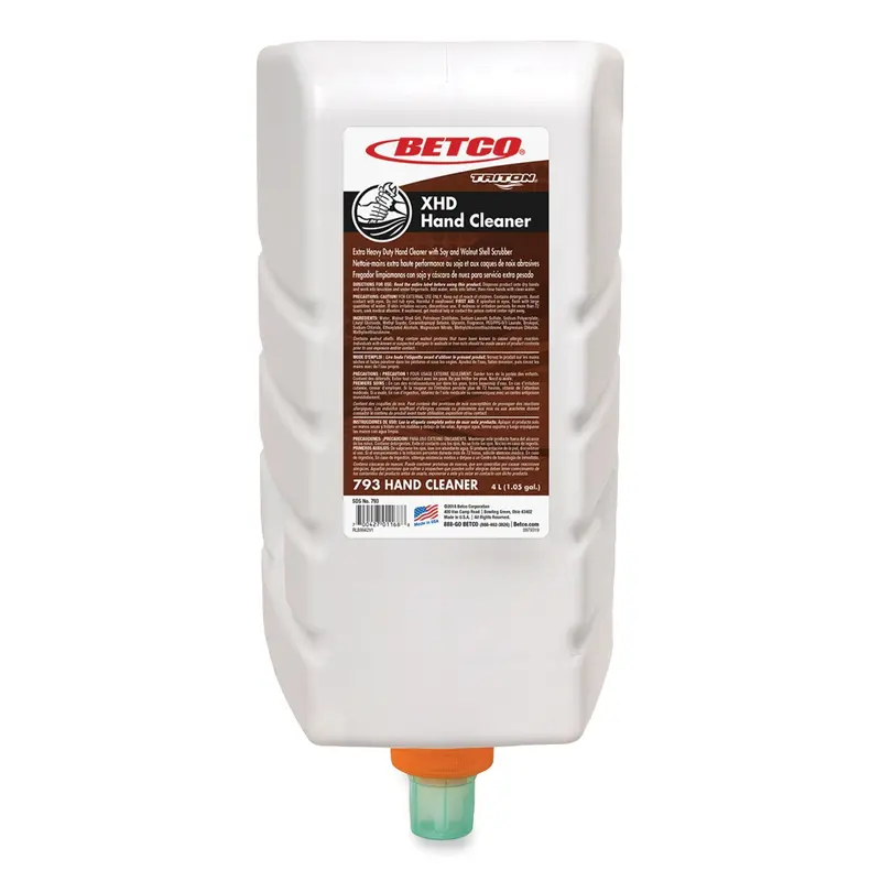 Betco XHD Hand Cleaner, Fresh, 4 L Refill Cartridge, 4/Carton (BET7933100) Case of 4