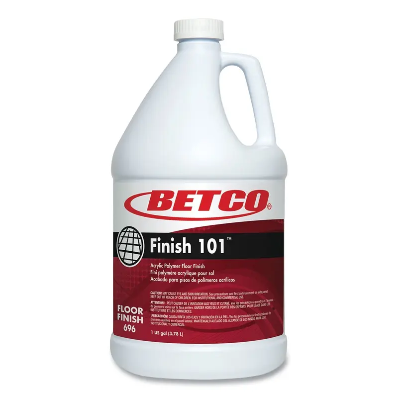 Betco Finish 101 Floor Finish, 1 gal Bottle, 4/Carton (BET6960400) Case of 4
