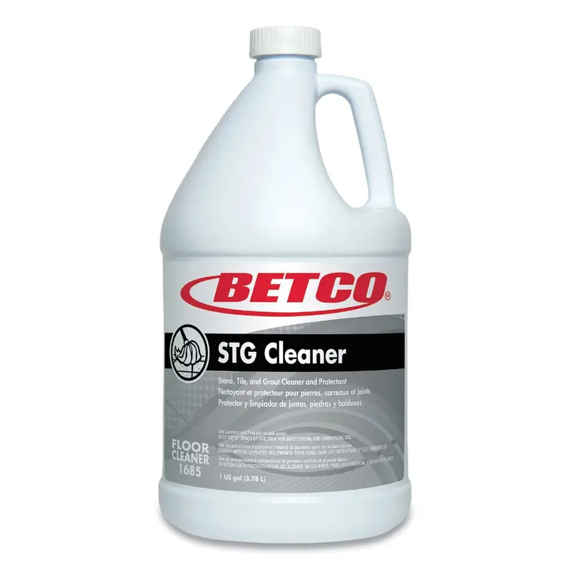 Betco Stone, Tile, Grout Cleaner and Protectant, Pleasant Scent, 1 gal Bottle, 4/Carton (BET16850400) Case of 4