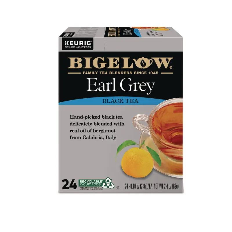 Bigelow Earl Grey Tea K-Cup Pack, 24/Box (GMT6082) Box of 24