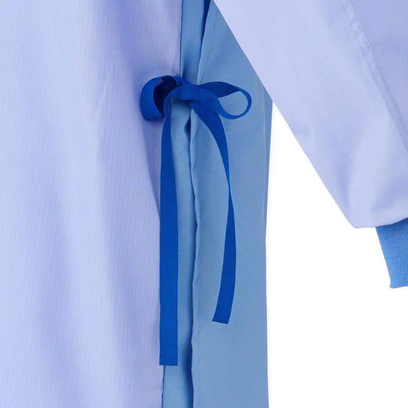Blockade Reusable Cover Gown, 1-Ply, Ceil Blue, AngelStat Back, Ties at Neck and Back, Size XL, 12/DZ (MDT012090XL) 1 Dozen