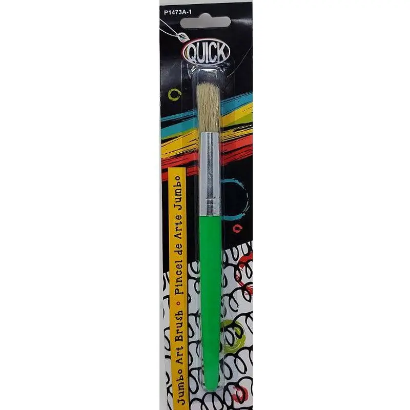 ART BRUSH PLASTIC JUMBO ASST 1PC