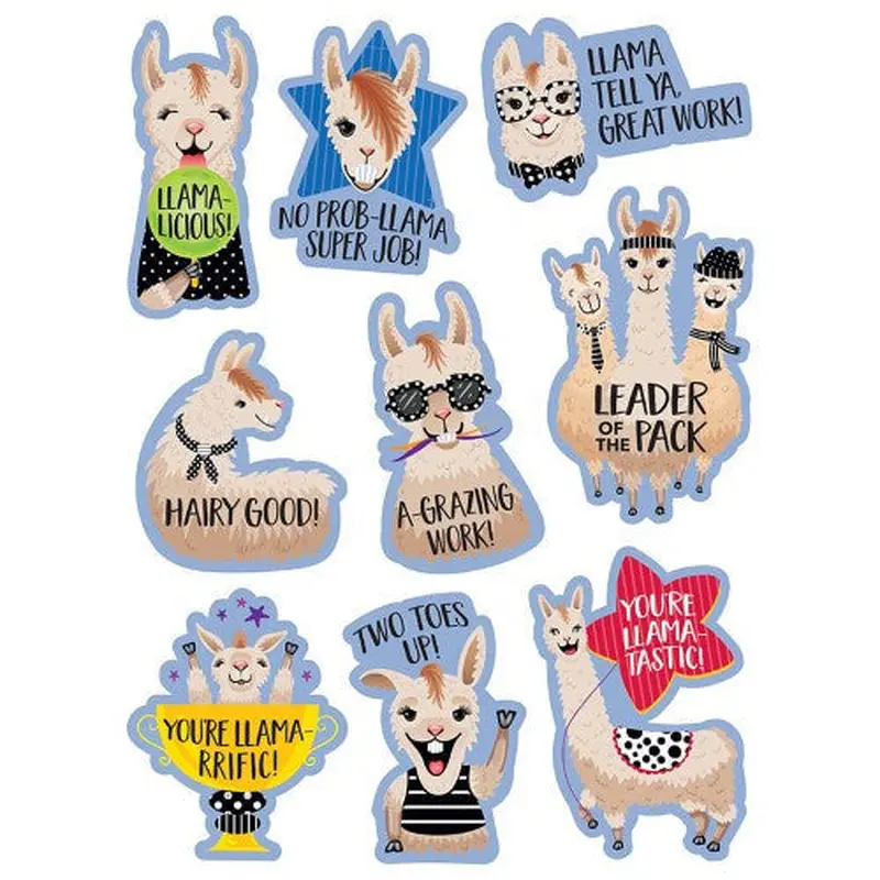BOLD & BRIGHT LLAMA REWARDS STICKERS 432 STICKERS