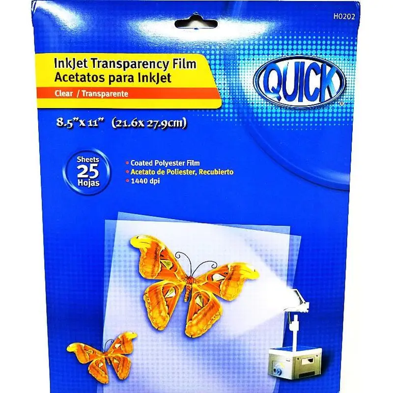 TRANSPARENCY FILM FOR INKJET CLEAR LETTER CJ.25
