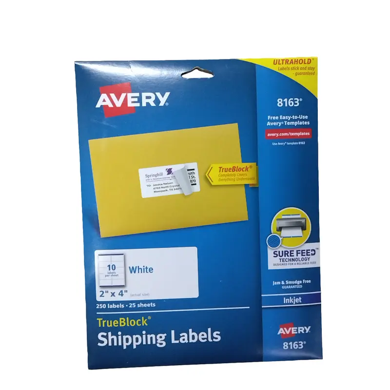 TRUEBLOCK SHIPPING LABELS 2" X 4" PQ.250