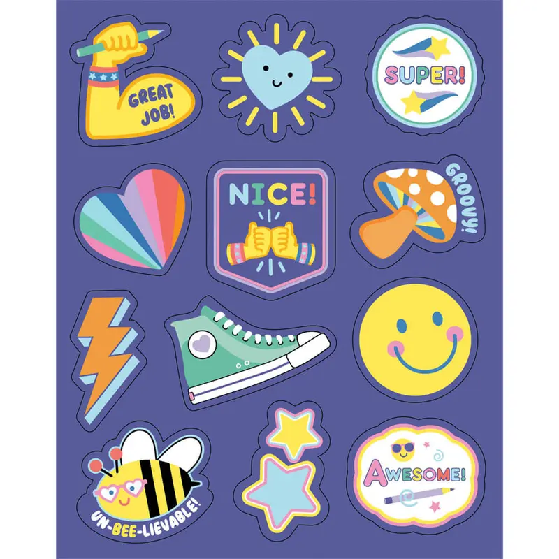 WE STICK TOGETHER MOTIVATIONAL STICKERS 72PCS
