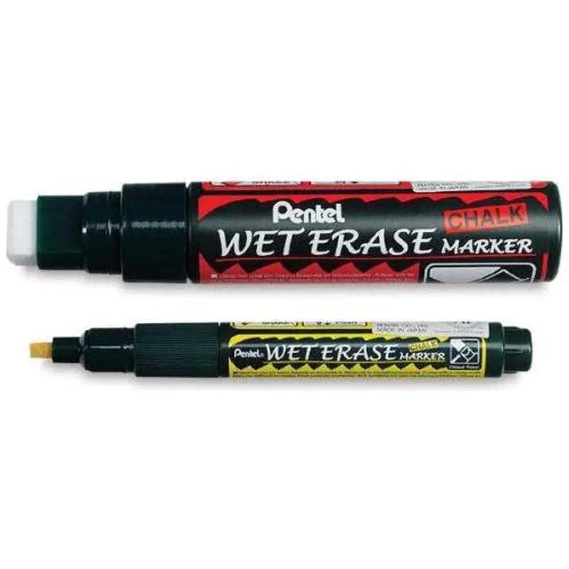 WET ERASE CHALK MARKER JUMBO TIP YELLOW