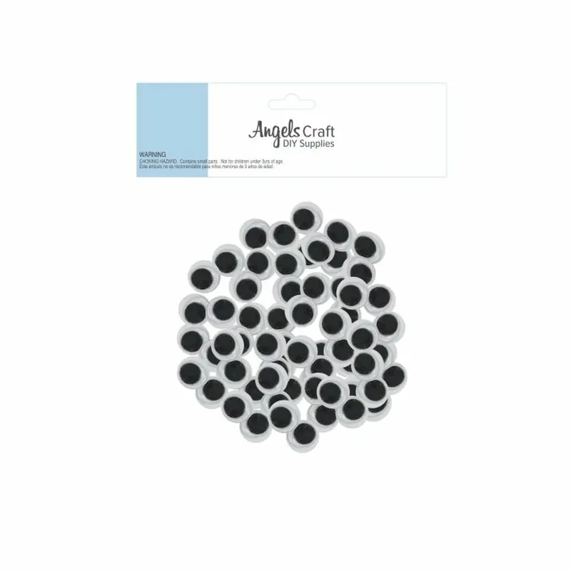 WIGGLE EYES 8MM 100 PC