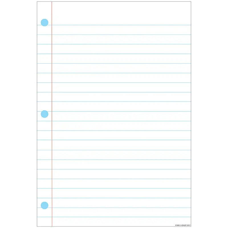 Ashley Large Notebook Paper Poly Chart, 13"x19" (91000)