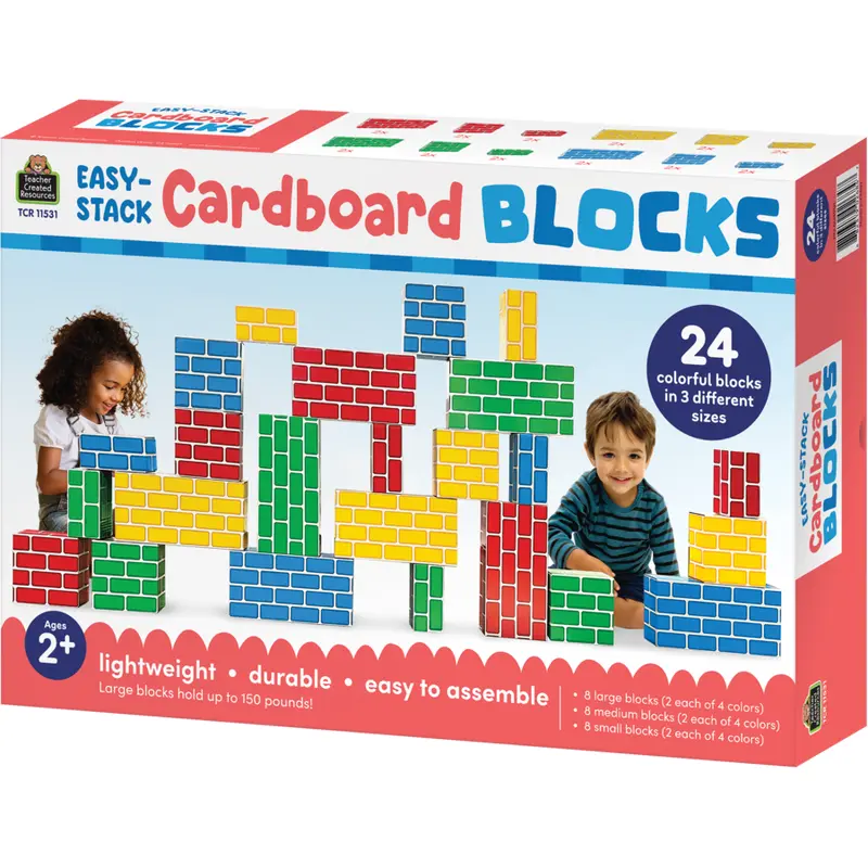 Teacher Created Resources Easy-Stack Cardboard Blocks (TCR 11531)