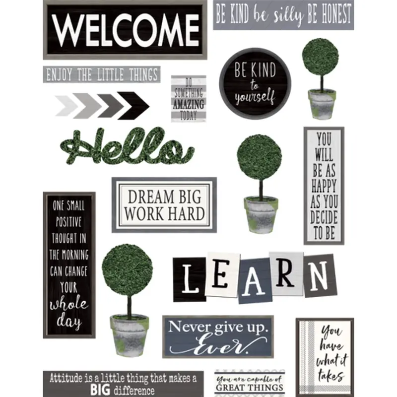 Teacher Created Resources Modern Farmhouse Wall Decor Bulletin Board (TCR8505)
