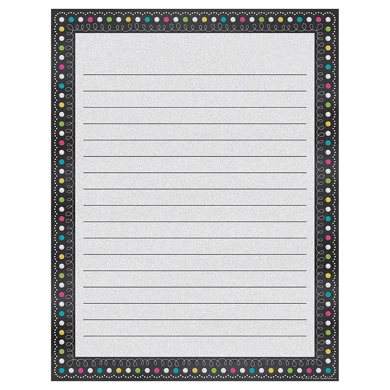Teacher Created Resources Chalkboard Brights Lined Chart (TCR7532)