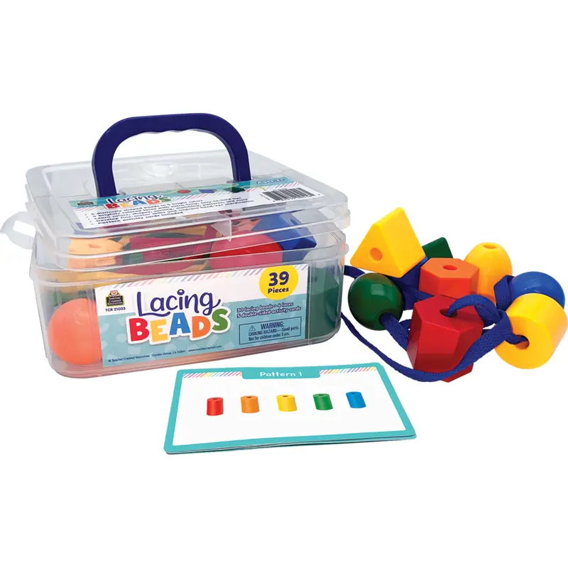 Teacher Created Resources Lacing Beads (TCR 21033)