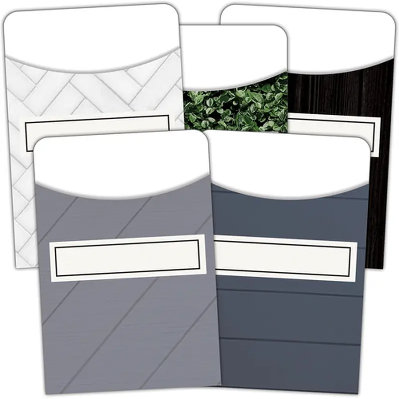 Teacher Created Resources Modern Farmhouse Library Pockets - Multi Pack (TCR8832)